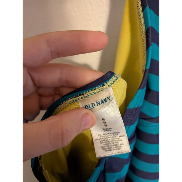 old navy blue striped swimsuit 2012 size M - Picture 4 of 5